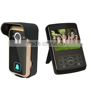 3.5 Inch Video Doorbell Wireless Intercom Video Door Phone Video Doorbell IR Night-Vision thumbnail-1