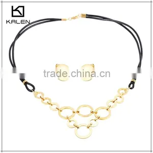 Lady Vogue Wrap Rope Stainless Steel Jewelry Set From China Manufacturer thumbnail-1