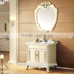 WTS-807GO 40'' French Classic Single Sink Bathroom Vanity With Mirror thumbnail-6