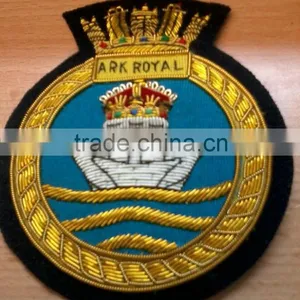 Hand Made Embroidery Bullion Wire Badges thumbnail-1