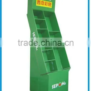 Cardboard Promotional Display Shelf /Rack With Several Grids thumbnail-1