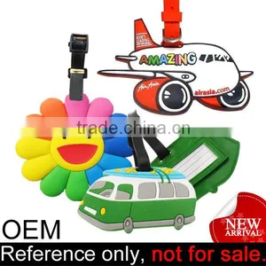 Lovely Cheap Travel Accessories Suitcase Custom Pvc Luggage Identifier thumbnail-1