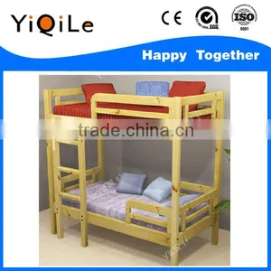 Novel Design Children Furniture Non-toxic Playwood Double Deck Bed for Kids thumbnail-1