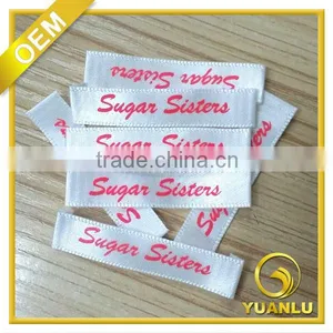 Custom Satin Screen Printing Labels thumbnail-3
