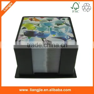 Office/school Memo Block, Paper Block With Printed Logo in Box/holder thumbnail-1