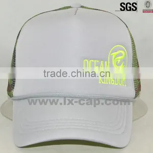 5-panel Fashion Grey Foam Camp Mesh Trucker Cap/hat thumbnail-1
