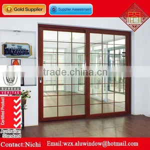 Beautiful Aluminum Exterior Accordion Doors With Grills thumbnail-1