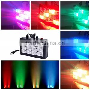 12PCS Mini Rgb Led Strobe Light Led Stage Light Disco Party Light thumbnail-5