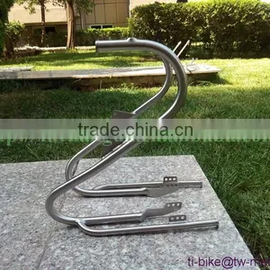 Customized Titan Bike Front Rack ti 25kg Bicycle Luggage Carrier With Sand Blasting Cheap Titan Bicycle Front Rack &bag Holder thumbnail-2