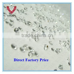 1.0mm White Color Round Shape Cubic Zirconia Fashion in Stock Factory thumbnail-2