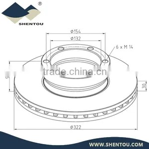 Volvo Brake Disc 3.112.965 thumbnail-1