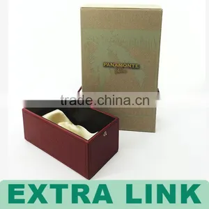 China Supplier Trade Assurance Wholesale Leather Wine Bag thumbnail-1