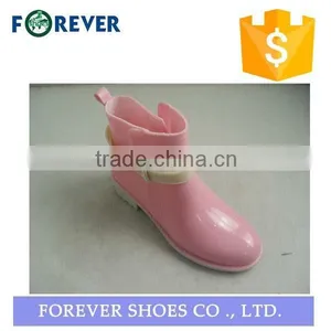 Ladies Fashion Rubber Rain Slipper Boots thumbnail-1