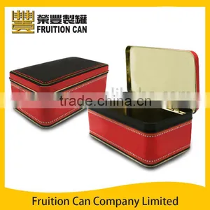Rectangular Tin With Domed Lid thumbnail-1