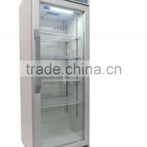 Hot Sale Good Compressor Medical Refrigerator Glass Door Refrigerator Blood Bank Equipment thumbnail-3