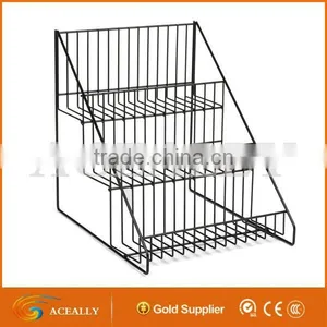 3 Tier Wire Countertop Rack for Convenience Stores thumbnail-1