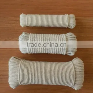 Hot Sale 6mm Natural Color Solid Braided Cotton Rope thumbnail-1
