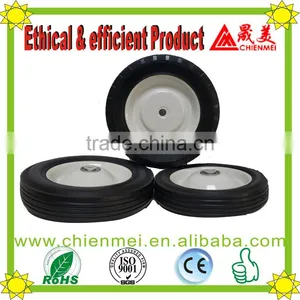 7"X1.5 Rubber Wheel/pneumatic Rubber Wheel/Diamond Pattern Wheel thumbnail-1