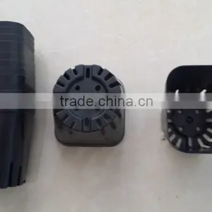 Blue Yellow Purple Plastic Plant Flower Pot thumbnail-3