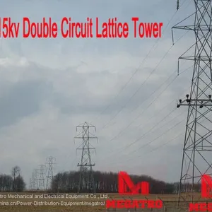 115kv Double Circuit Lattice Tower thumbnail-2