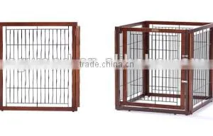 Foldable Wooden Pet Cage With a Door-4 thumbnail-1