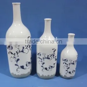 Hot Selling Porcelain Chinese Glossy Flower Vase Decoration thumbnail-1