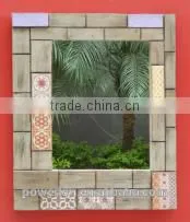 Ourdoor Decorative Carved Wooden Wall Mirror Frames thumbnail-1