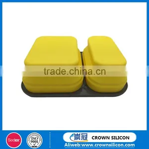 Portable Collapsible Silicone Lunch Box thumbnail-2