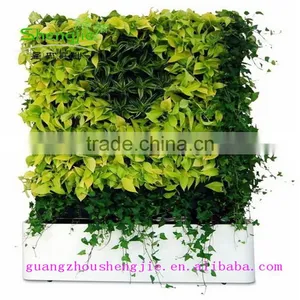 SJLJ013400 Artifcial Grass Wall Decorative Plastic Garden Hedge With Pot thumbnail-3