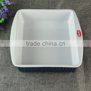 Cheap Big Bright Blue Baking Pan Two Sizes Bakeware For Home From China thumbnail-4