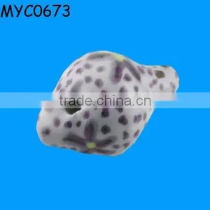 Spotted Shell Shape Ceramic Marine Whistle thumbnail-1