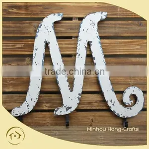 Antique Decorative Wooden Letters Customized Englished Words With Hook thumbnail-1