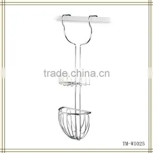 Hanging Bathroom Shower Rod Organizer thumbnail-1