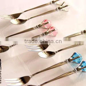 Crystal Handle Stainless Steel Spoon Cutlery Set thumbnail-5