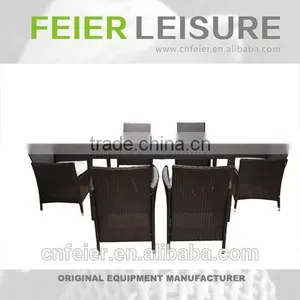 2014 PE Rattan/wicker Outdoor Garden Coffee Tables and Chairs thumbnail-4