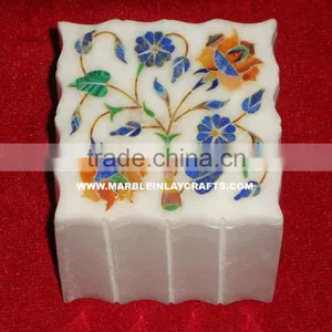 Marble Inlay Box Handmade,High Quality Stone Inlay Boxes,stone Inlay Box thumbnail-1