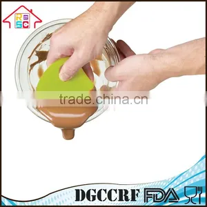 Hot Sell Non-Stick Silicone Scraper/Bowl Scraper/Silicone Spatula Kitchen Baking Tool thumbnail-3