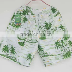 Printed Cotton Men's Summer Casual Hawaiian Pants thumbnail-1
