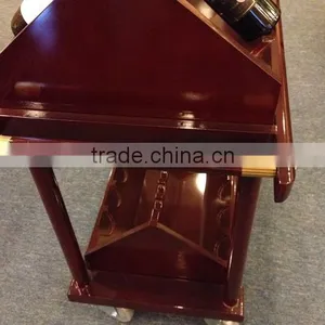 Red Wine and Liquor Serving Cart for Restaurant C-14 thumbnail-4