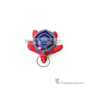 Animal Fabric Keychain, Handmade in Vietnam, thumbnail-4