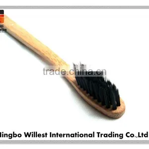 Square Shape Bamboo Wooden Handle Hotel Toothbrush thumbnail-3
