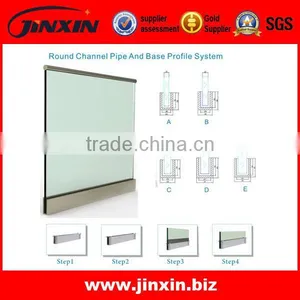 JINXIN Stainless Steel Handrail Oval Channel Pipe thumbnail-5
