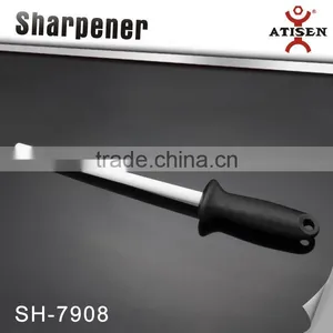 Ceramic Sharpening Stick Rod 8" Ceramic Kitchen Knives Sharpener ABS Handle thumbnail-1