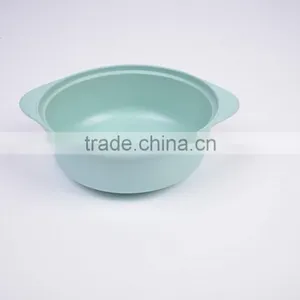 Bamboo Fiber Bowl With Small Handle thumbnail-1
