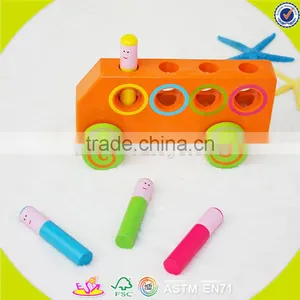 Wholesale Baby Wooden Truck Toy Car Fashion Kids Wooden Truck Toy Car Popular Children Wooden Truck Toy Car W04A147 thumbnail-1
