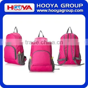 Big Capacity The Portable Zipper Soild Nylon Daily Travel Backpacks Shoulder Bags Folding Bag thumbnail-6