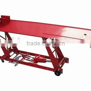 CE Approved 800lbs Hydraulic Motorcycle Lift Table Motorbike Jack thumbnail-6