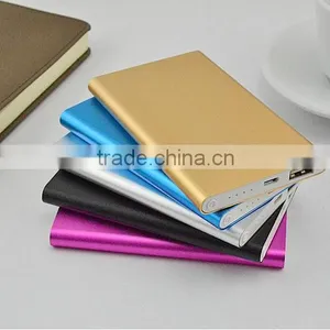 Customized 4000mAh Real Capacity Super Ultra Slim Flat Power Bank thumbnail-1