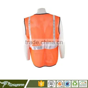 Polyester Fabric For Safety Vest With Reflective Tape thumbnail-5