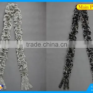 High Quality Knitted Rex-Rabbit Scarf thumbnail-2